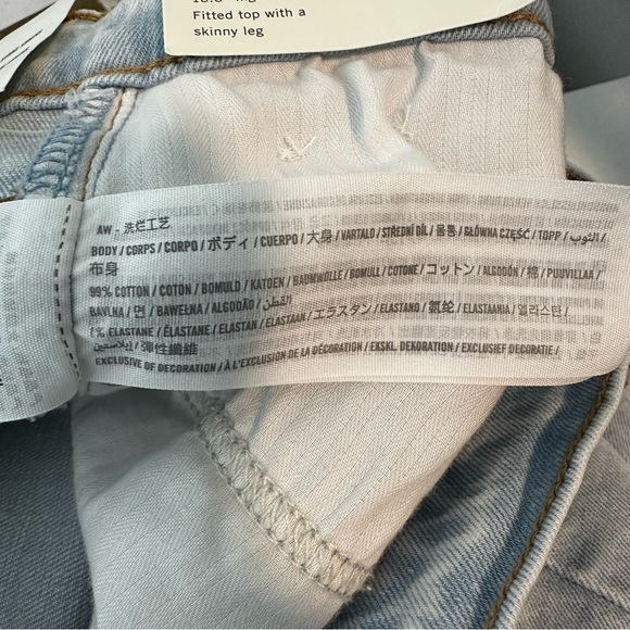 Abercrombie & Fitch The Skinny High Rise Skinny Leg Split Ankle Jeans Size 29 - Picture 12 of 13